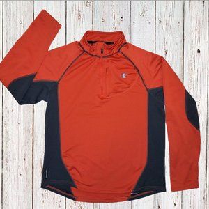 $5 SALE * Men's Champion Double Dry 1/4 zip Fall pull-over top -size Medium
